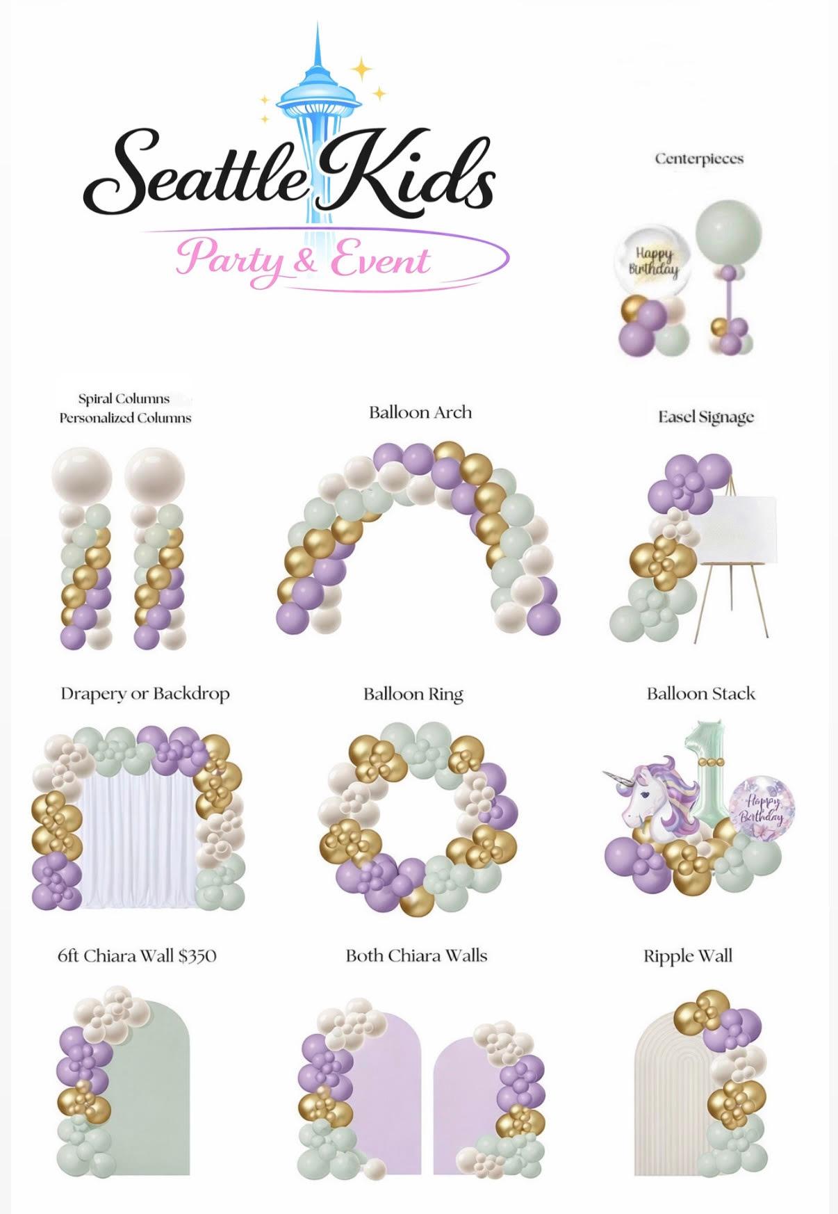 Custom balloon decorations