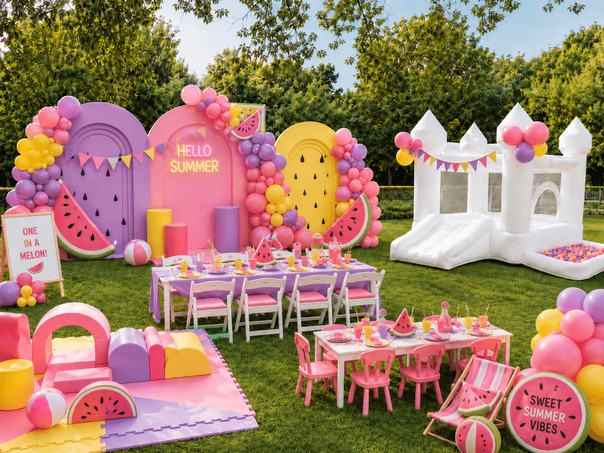 Melon party setup